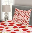 Summer Fruit Snacks Printed Bedspread Set Home Decor