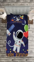 Astronaut Balloon Colorful Pattern Printed Bedspread Set Home Decor