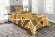 Stained Glass Shapes Pattern Printed Bedspread Set Home Decor