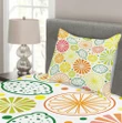 Tropical Clementine Colorful Pattern Printed Bedspread Set Home Decor