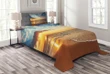 Sea Honeymoon Travel Printed Bedspread Set Home Decor