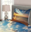 Sea Honeymoon Travel Printed Bedspread Set Home Decor