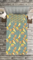 Candy And Ice Cream Pattern Printed Bedspread Set Home Decor