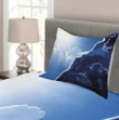 Contrasting Sky View Printed Bedspread Set Home Decor