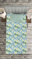 Romantic Pastel Colors Pattern Printed Bedspread Set Home Decor