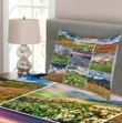 Summer Landscapes Rural Printed Bedspread Set Home Decor