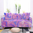 Blue And Pink Pattern Red Stars Home Decoration For Living Room Sofa Cover