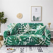 Tropical Green Monstera Pattern Home Decoration For Living Room Sofa Cover