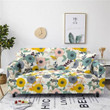 Pink Yellow Blue Poppy Flower Pattern White Background Home Decoration For Living Room Sofa Cover