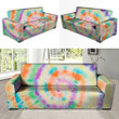 Multicolor Hippie Tie Dye Pattern Print Sofa Cover