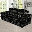 Witch Sign Watercolor Sofa Cover