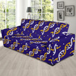 Blue Dna Background Sofa Cover