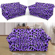 Leopard Purple Skin Texture Pattern Sofa Cover