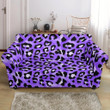 Leopard Purple Skin Texture Pattern Sofa Cover