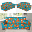 Cute Octopus Tentacle Squid Pattern Theme Sofa Cover