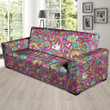 Colorful Pink Hippie Psychedelic Sofa Cover