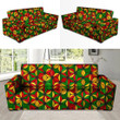 Abstract Reggae Rasta Pattern Print Sofa Cover