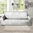 White Marble Watercolor Sofa Cover