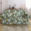 Koala In The Forest Bamboo Pattern Sofa Cover