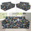 Alien Psychedelic Pattern Artistic Sofa Cover