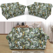 Koala In The Forest Bamboo Pattern Sofa Cover