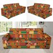 Book Lover Library Librarian Background Sofa Cover
