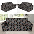 Doberman Dog Pattern Theme Sofa Cover