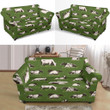Cow On Grass Peaceful Pattern Sofa Cover