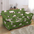 Cow On Grass Peaceful Pattern Sofa Cover