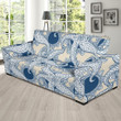 Hand Draw Ocean Octopus Pattern Theme Sofa Cover