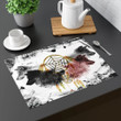 Dream Spirit Wolves Black And White Printed Placemat Table Mat