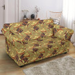 Western Cowboy Themed Pattern Print Sofa Cover
