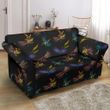 Dragonfly Colorful Realistic Pattern Sofa Cover