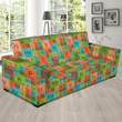 Science Periodic Table Pattern Theme Sofa Cover