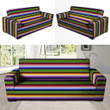 Neon Mexican Baja Pattern Print Sofa Cover