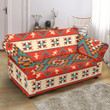 Aztec Red Tradition Pattern Sofa Cover