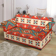 Aztec Red Tradition Pattern Sofa Cover