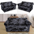 Acu Digital Black Camo Pattern Sofa Cover