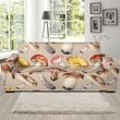 Mushroom Different Colors Funny Pattern Sofa Cover