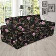 Romantic Floral Janpanese Dragon Print Sofa Cover