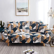 Arissa Geometric Pattern Dark Theme Sofa Cover