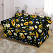 Sunflower Chamomile Bright Floral Pattern Sofa Cover