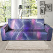 Lightning Aurora And Romatic Galaxy Space Sofa Cover