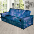 Tie Dye Blue Psychedelic Sofa Cover