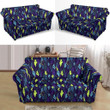 Shark Neon Colorful Pattern Print Sofa Cover