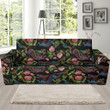 Chinese Rose Dragon Pattern Design Sofa Cover