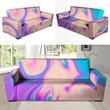 Romantic Abstract Trippy Holographic Pattern Sofa Cover