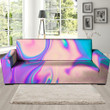 Romantic Abstract Trippy Holographic Pattern Sofa Cover