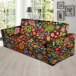 Colorful Hippe Peace Pattern Print Sofa Cover
