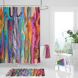 Hippie Swirls Boho 3D Printed Shower Curtain Set Home Decoration